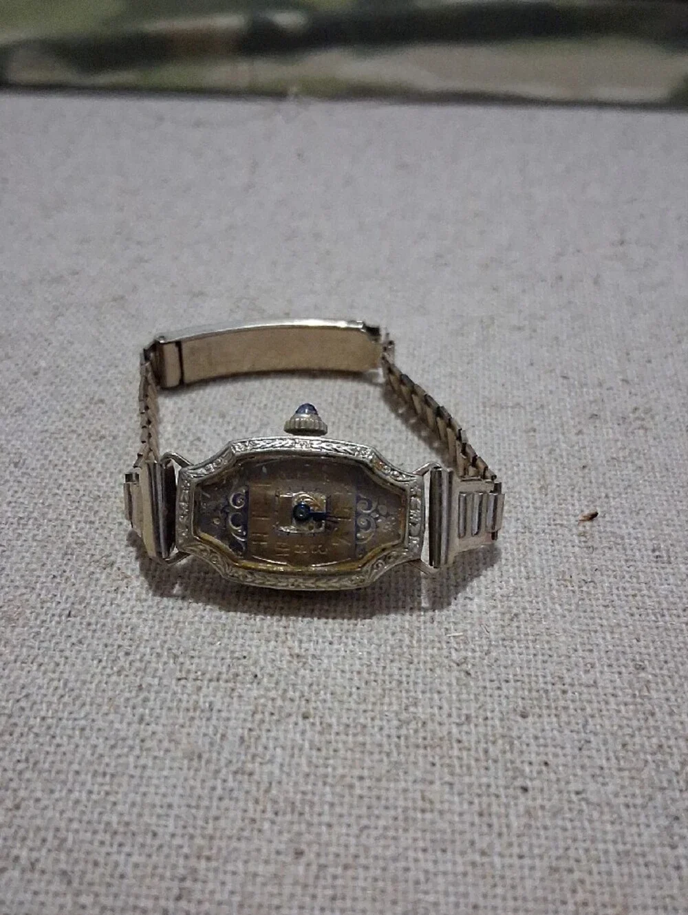 Vintage Art Deco 14k Gold Rolled Watch